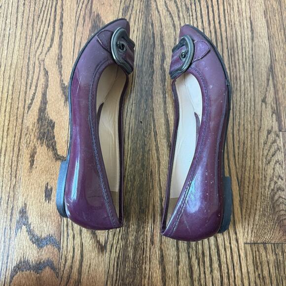 Fendi Patent Leather Ballet Flats with Buckle - Picture 7 of 11